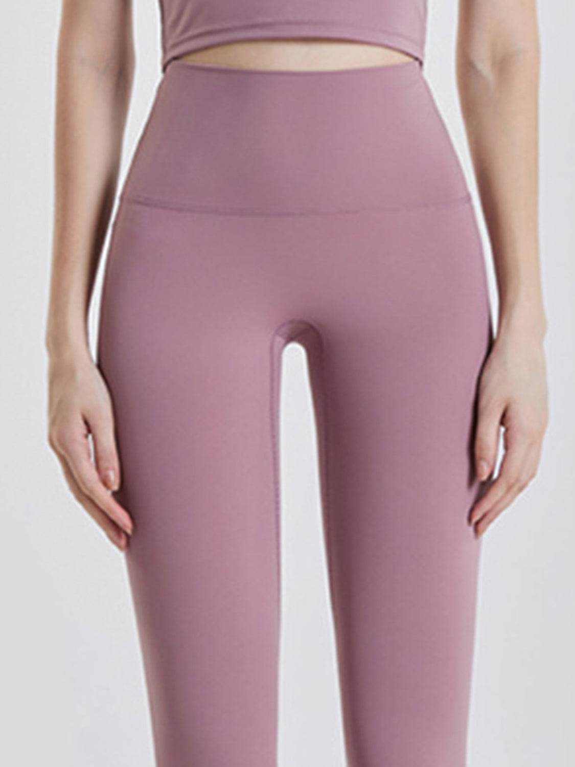 Wide Waistband Sports Leggings - Hovatok