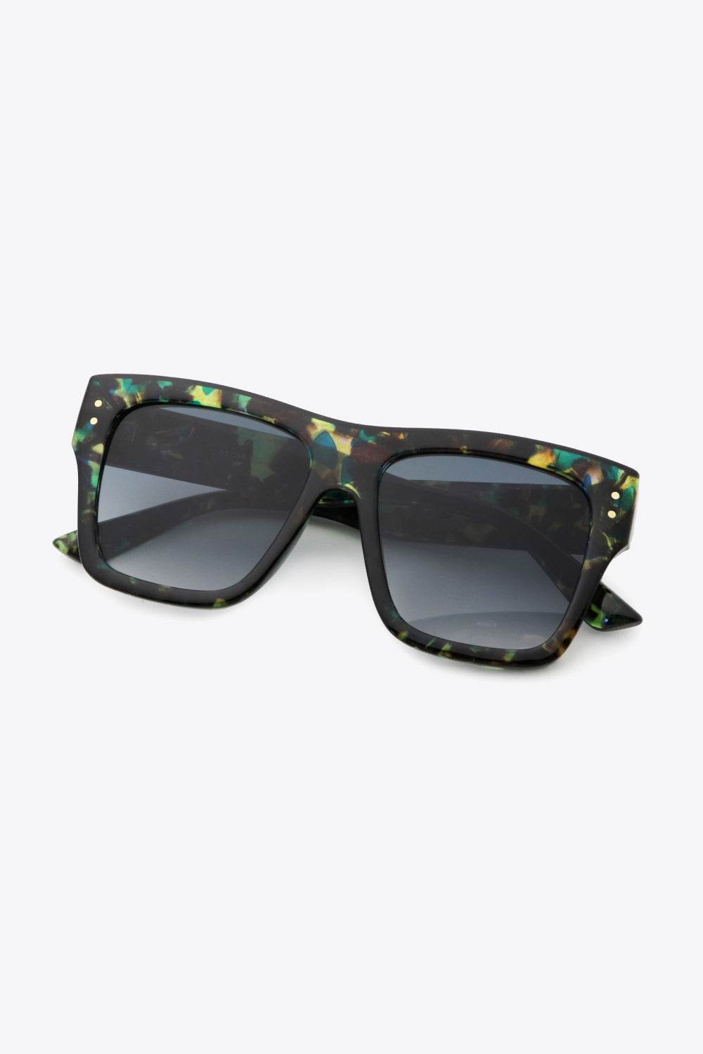 UV400 Patterned Polycarbonate Square Sunglasses - Hovatok