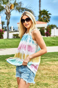BiBi Tie-Dye Halter Neck Top - Hovatok