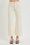 RISEN Full Size Tummy Control Cropped Bootcut Jeans Plus Size - Hovatok