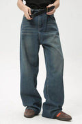 Men's Mid Rise Straight Leg Jeans - Hovatok