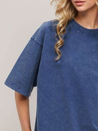 Basic Bae Round Neck Half Sleeve T-Shirt - Hovatok