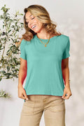Basic Bae Full Size Round Neck Short Sleeve T-Shirt - Hovatok