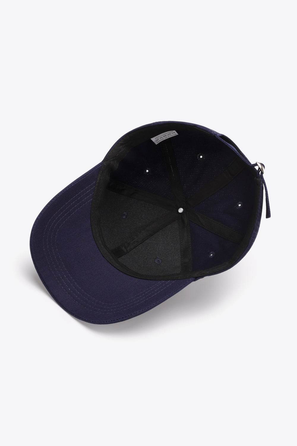 Plain Adjustable Cotton Baseball Cap - Hovatok