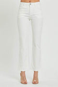 RISEN Full Size Mid Rise Jeans with Pockets - Hovatok