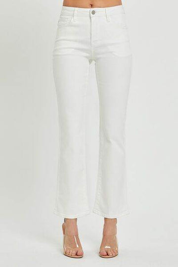 RISEN Full Size Mid Rise Jeans with Pockets - Hovatok