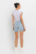 Vervet by Flying Monkey High Rise Denim Shorts - Hovatok
