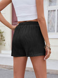 Florira Texture Drawstring Shorts - Hovatok