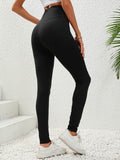 Wide Waistband Leggings - Hovatok