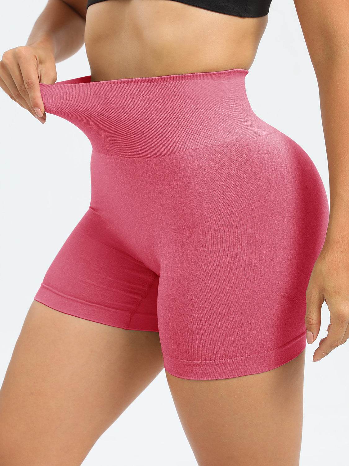 High Waist Active Shorts - Hovatok