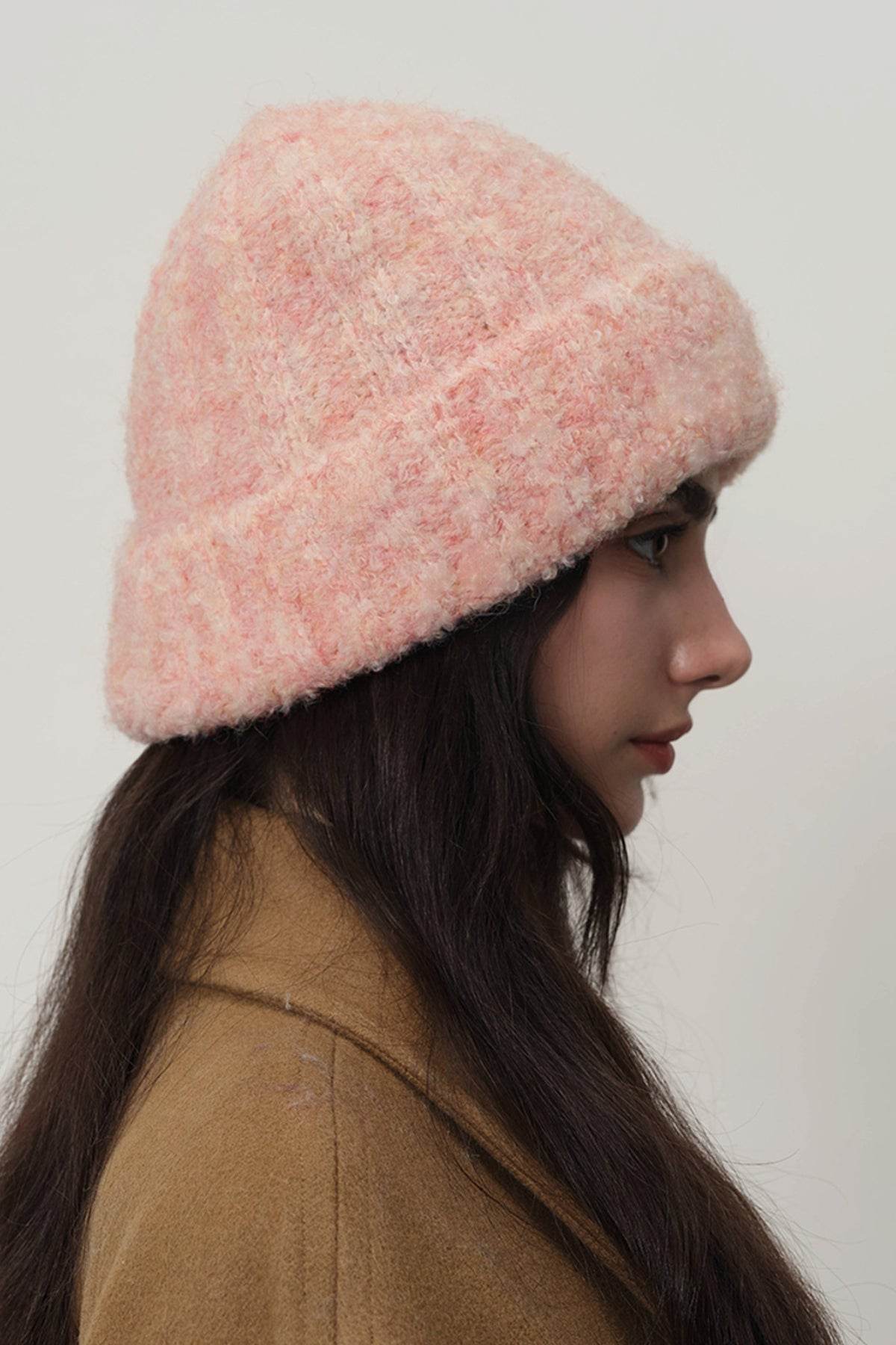 Solid Color Thermal Knit Hat - Hovatok