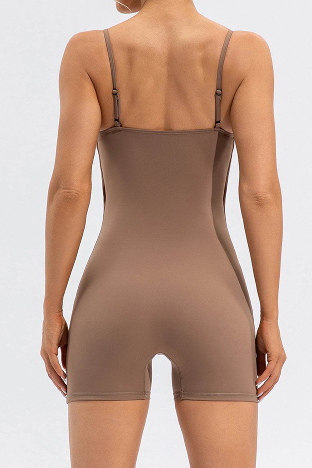 Spaghetti Strap Round Neck Romper - Hovatok