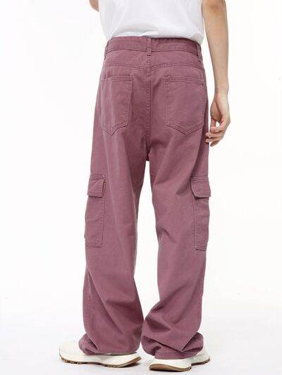 Wide Leg Cargo Jeans - Hovatok
