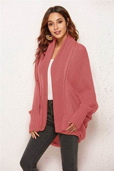 Angel Wings Open Front Batwing Sleeve Cardigan - Hovatok