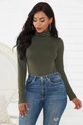 Turtleneck Long Sleeve Bodysuit - Hovatok