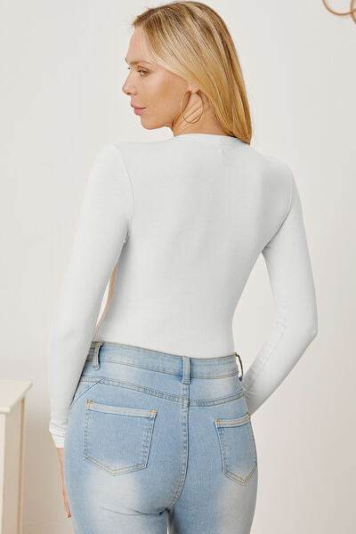 Zip Up Long Sleeve Bodysuit - Hovatok