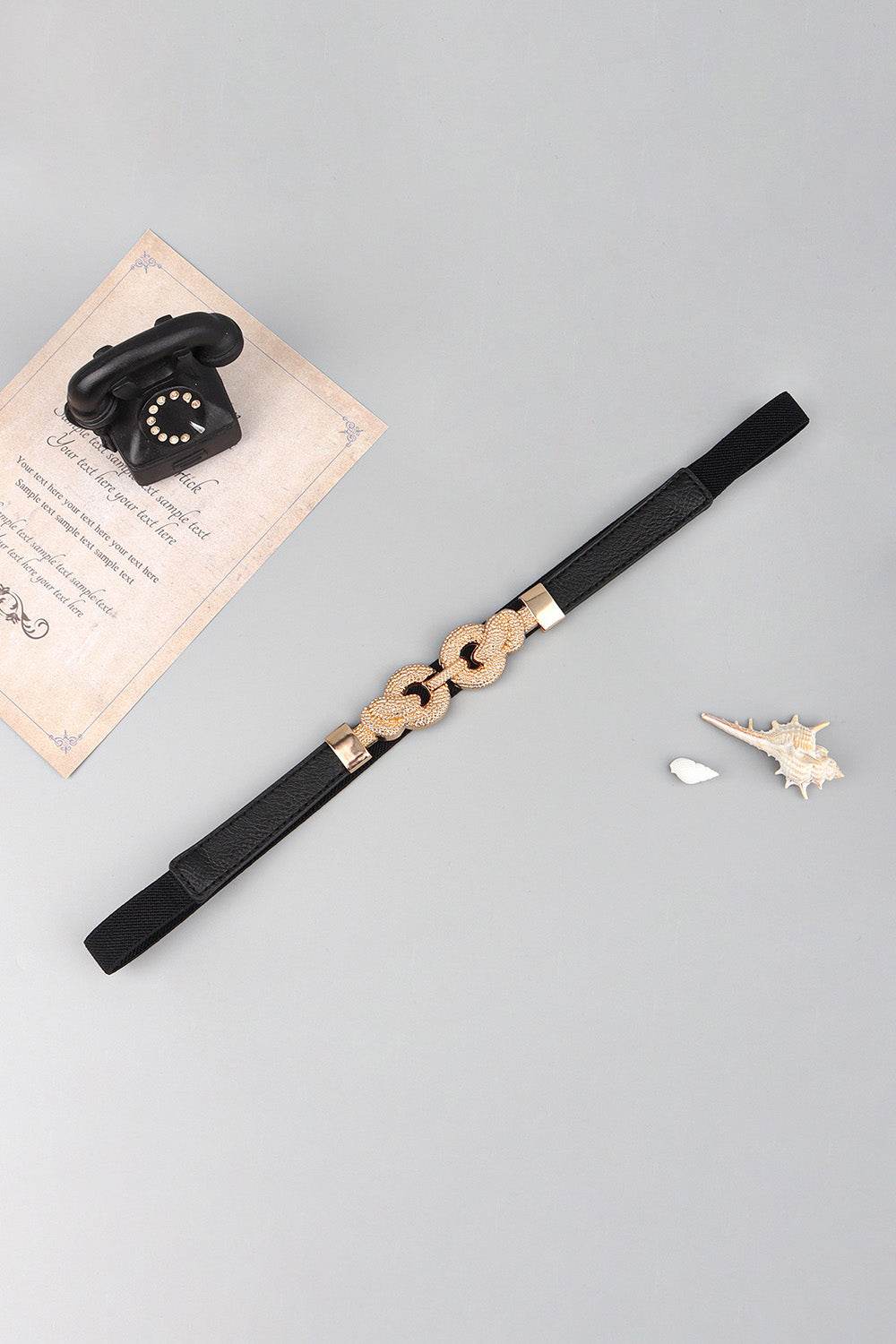 Zinc Alloy Buckle PU Leather Belt - Hovatok