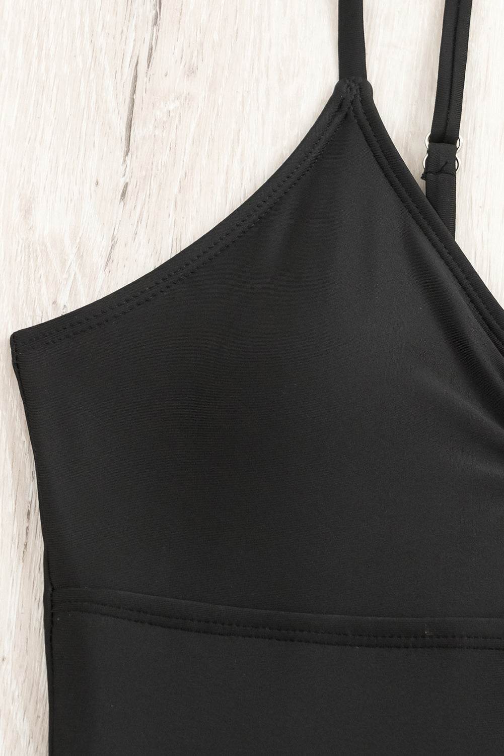Cutout Spaghetti Strap One-Piece Swimwear - Hovatok