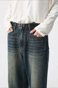 Wide Leg Jeans with Pockets - Hovatok