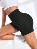 High Waist Active Shorts - Hovatok