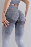 Gradient High Waist Sports Leggings - Hovatok