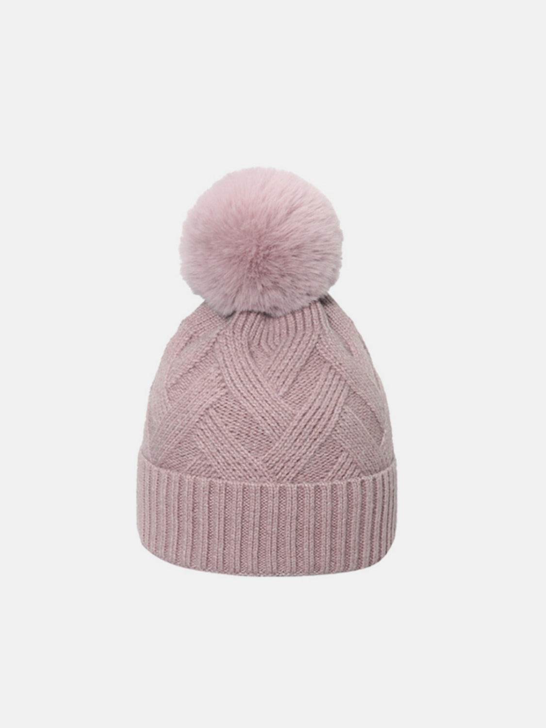 Roll Rim Hat with Pompom - Hovatok