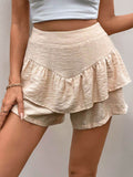 Perfee Layered High Waist Shorts - Hovatok