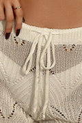 Drawstring Cutout Swim Shorts - Hovatok