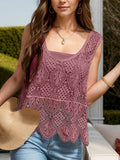 Cutout Wide Strap Cover-Up - Hovatok
