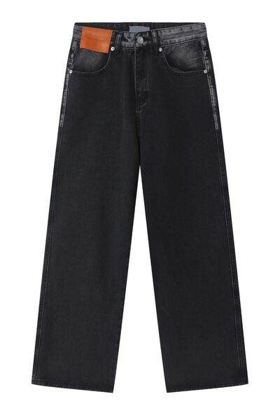 Wide Leg Jeans with Pockets - Hovatok