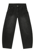 Mid Rise Waist Jeans with Pockets - Hovatok