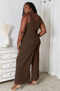 Basic Bae Full Size Spaghetti Strap V-Neck Jumpsuit - Hovatok