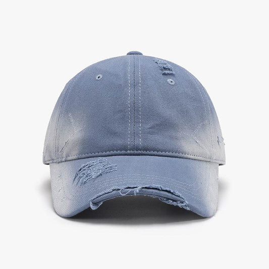 Distressed Adjustable Cotton Hat - Hovatok