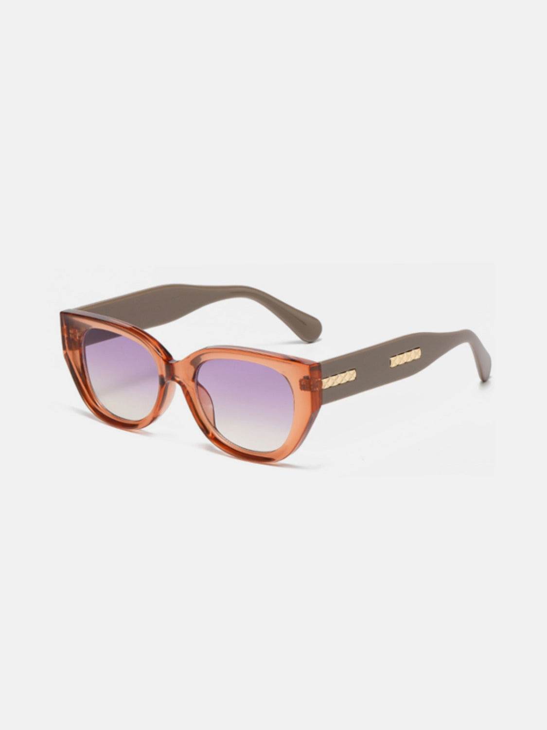 Cat Eye Polycarbonate Frame Sunglasses - Hovatok