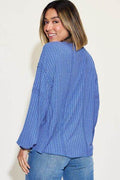 Basic Bae Full Size Ribbed Round Neck Long Sleeve T-Shirt - Hovatok