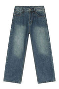 Mid Rise Wide Leg Jeans with Pockets - Hovatok