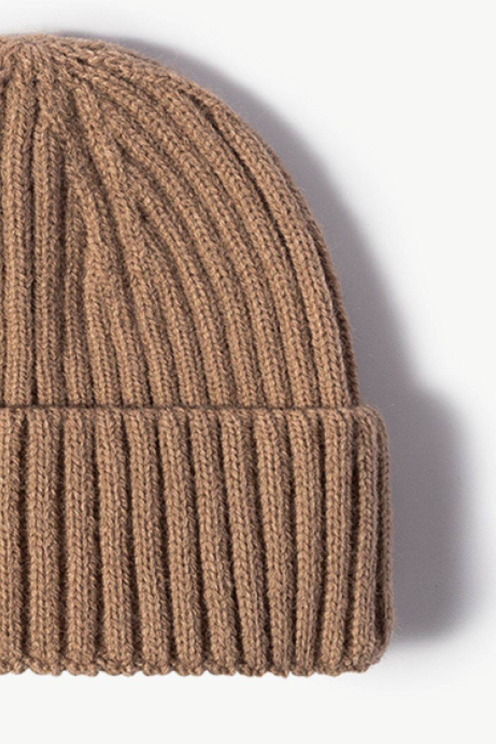 Rib-Knit Cuff Beanie - Hovatok