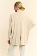 Davi & Dani Turtleneck Long Sleeve Knit Top - Hovatok