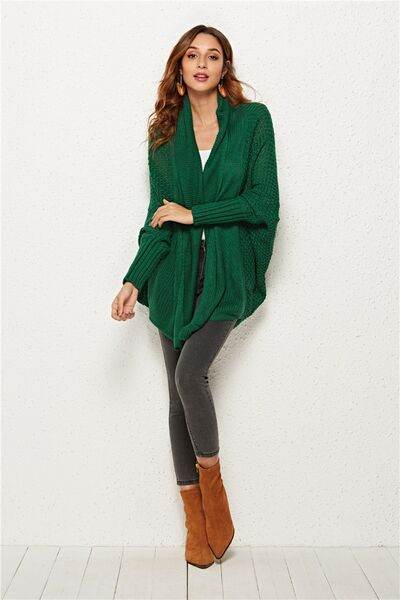 Angel Wings Open Front Batwing Sleeve Cardigan - Hovatok