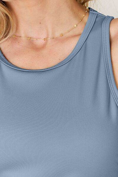 Basic Bae Full Size Round Neck Racerback Tank - Hovatok