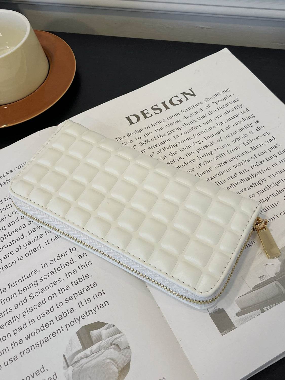 PU Leather Solid Color Wallet - Hovatok