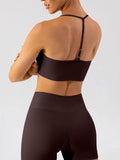 Spaghetti Strap Active Bra - Hovatok