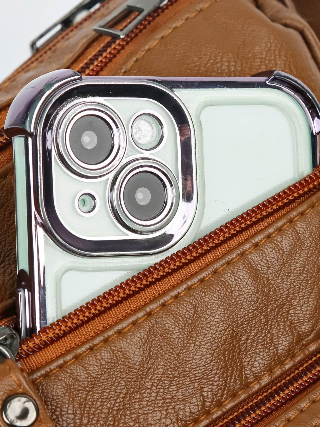 Adjustable Strap PU Leather Shoulder Bag - Hovatok