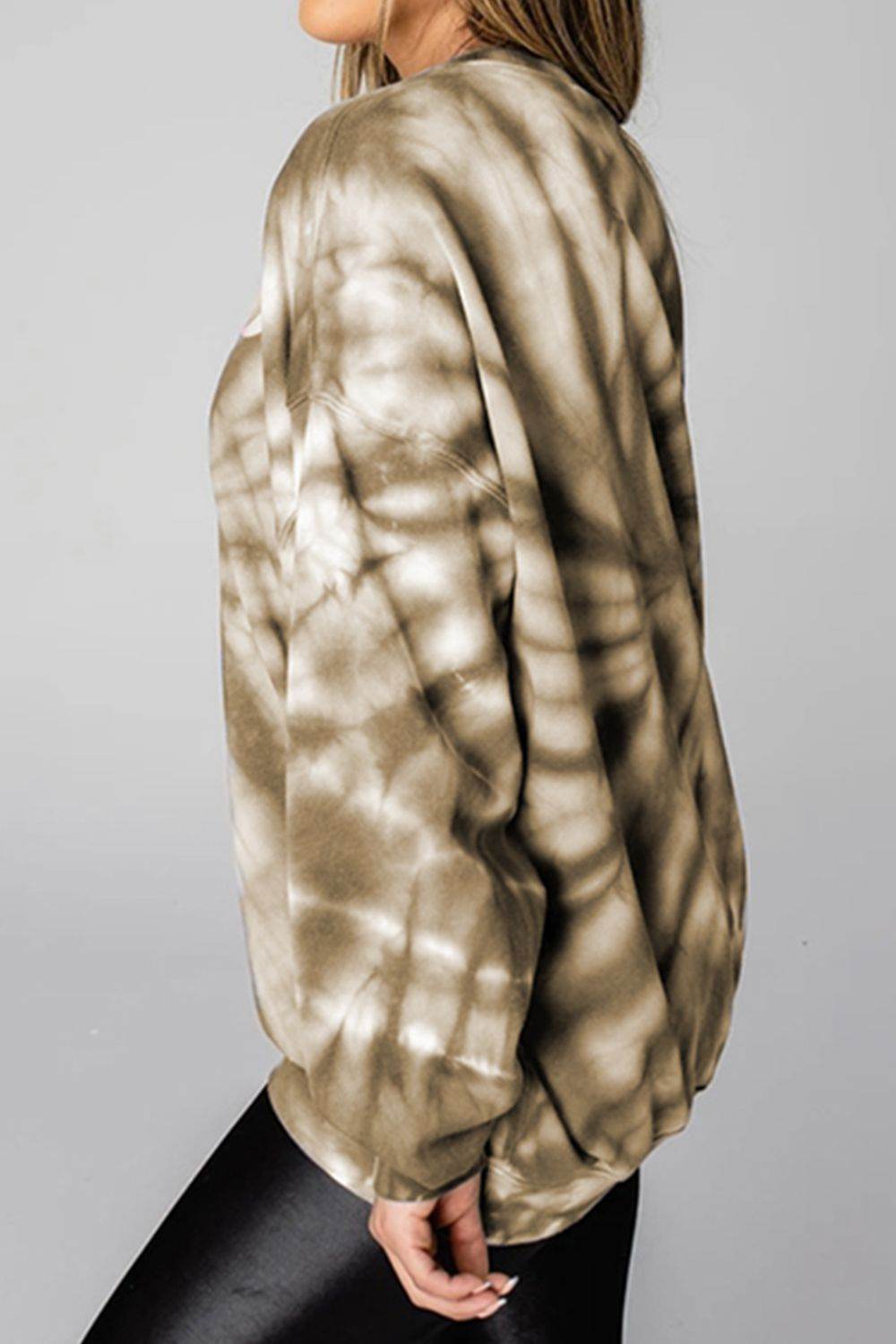 WEEKEND LOVER Graphic Tie-Dye Sweatshirt - Hovatok