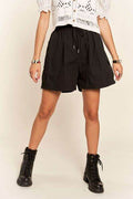 ADORA Drawstring Shorts with Pockets - Hovatok
