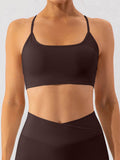 Spaghetti Strap Active Bra - Hovatok