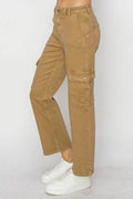 Risen Full Size High Rise Cargo Jeans - Hovatok