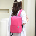 Solid Color Nylon Backpack Bag - Hovatok