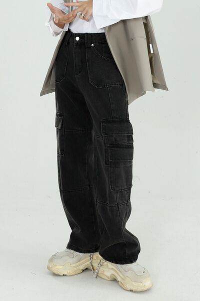 Baggy Jeans with Cargo Pockets - Hovatok