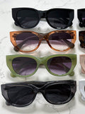 Cat Eye Polycarbonate Frame Sunglasses - Hovatok